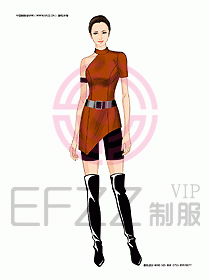 KTV男女服務員制服設計圖388