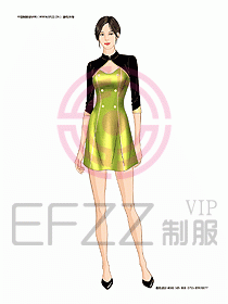 KTV男女服務員制服設計圖391