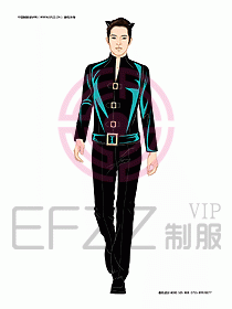 KTV男女服務(wù)員制服設(shè)計圖402