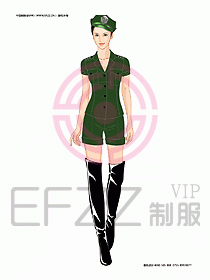 KTV男女服務員制服設計圖407