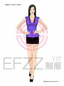 KTV男女服務(wù)員制服設(shè)計(jì)圖414