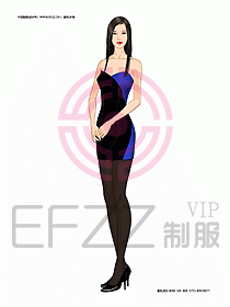 KTV男女服務員制服設計圖421