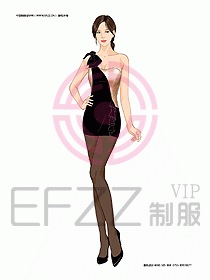 KTV男女服務(wù)員制服設(shè)計(jì)圖431