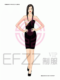 KTV男女服務員制服設計圖433