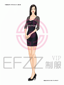 KTV男女服務員制服設計圖439