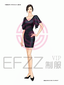 KTV男女服務員制服設計圖438