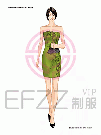 KTV男女服務員制服設計圖436