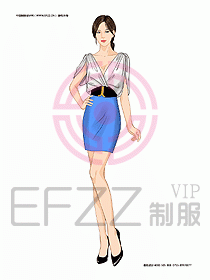 KTV男女服務員制服設計圖444