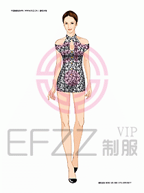 KTV男女服務員制服設計圖447