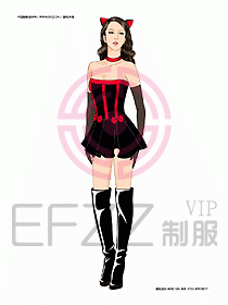 KTV男女服務員制服設計圖457