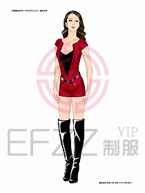 KTV男女服務(wù)員制服設(shè)計圖454
