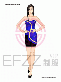 KTV男女服務(wù)員制服設(shè)計圖459