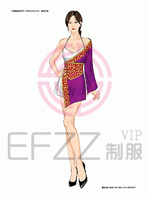 KTV男女服務員制服設計圖463