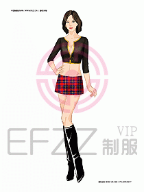 KTV男女服務員制服設計圖467
