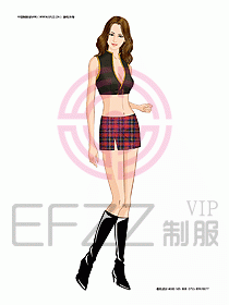 KTV男女服務員制服設計圖468