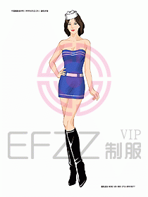 KTV男女服務員制服設計圖466