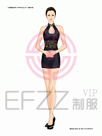 KTV男女服務員制服設計圖479