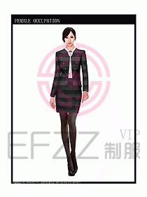 時尚職業女西服設計圖697