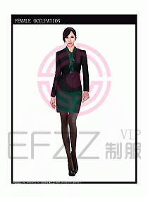 時尚職業女西服設計圖704