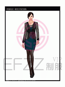 時尚職業女西服設計圖709