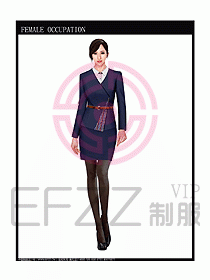 時尚職業女西服設計圖708