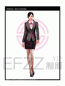 時尚職業女西服設計圖715