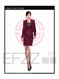 時尚職業女西服設計圖714