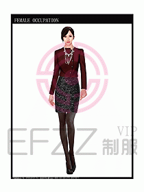 時尚職業女西服設計圖729