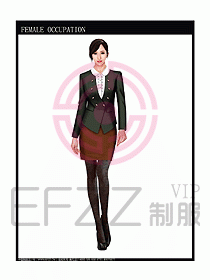 時尚職業女西服設計圖735