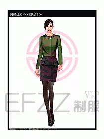 時尚職業女西服設計圖731