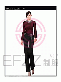 時尚職業女西服設計圖758