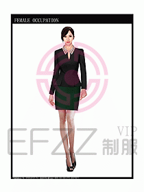 時尚職業(yè)女西服設計圖764