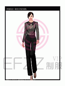 時尚職業(yè)女西服設(shè)計圖760