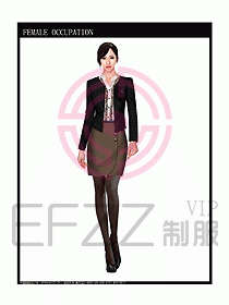 時尚職業(yè)女西服設(shè)計圖774