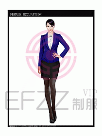 時尚職業女西服設計圖781