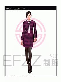 時尚職業女西服設計圖786