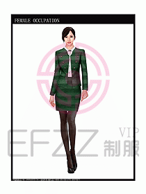 時尚職業(yè)女西服設(shè)計圖783