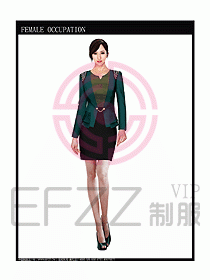 時尚職業女西服設計圖788