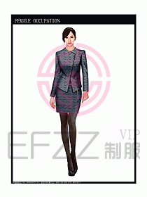時尚職業女西服設計圖797