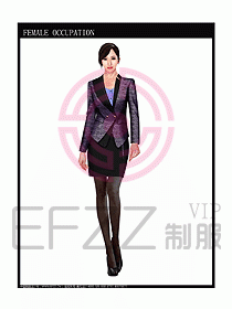 時尚職業女西服設計圖799