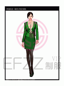 時尚職業女西服設計圖807
