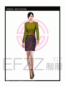 時尚職業女西服設計圖809