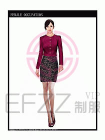 時尚職業女西服設計圖812