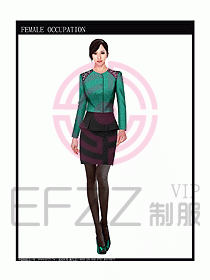 時尚職業女西服設計圖818