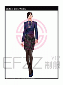 時尚職業女西服設計圖815