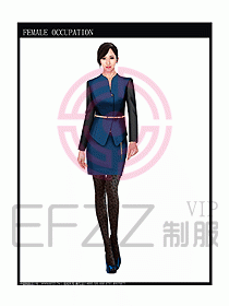 時尚職業女西服設計圖827