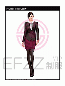 時尚職業(yè)女西服設(shè)計(jì)圖824