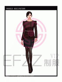 時尚職業女西服設計圖838