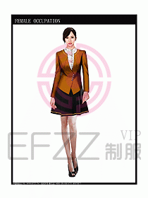 時(shí)尚職業(yè)女西服設(shè)計(jì)圖845