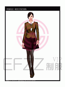 時尚職業女西服設計圖849